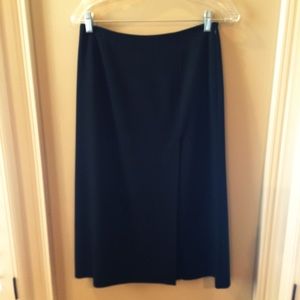 Ann Taylor Petite Long Black Skirt